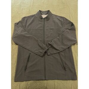 Travis Mathew Men's Golf Wind Breaker Jacket Full‎ Zip Large Charcoal Color